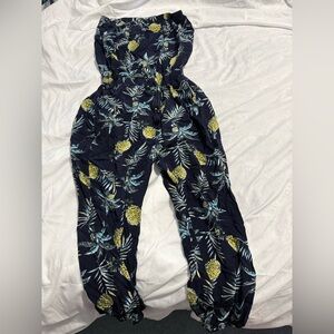 Blue Island Strapless Jumpsuit